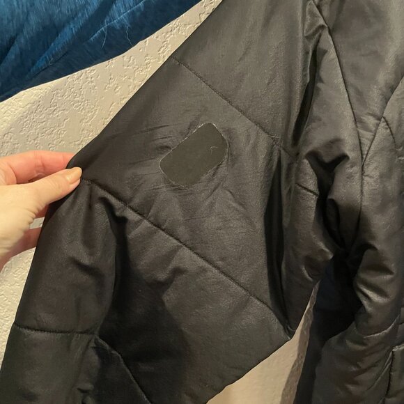 Men's Montbell Thermawrap Parka Black Grey Reversible Size Large - Picture 3 of 7